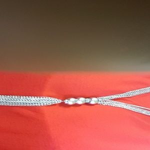 Long hanging fashion necklace
