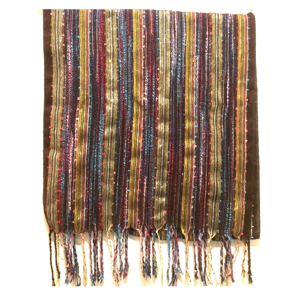 Multicolored Accent Scarf