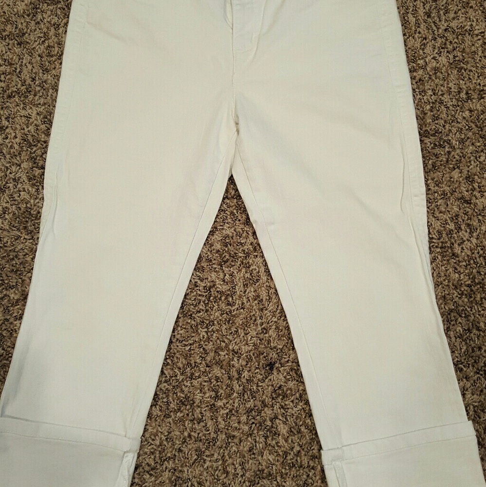 White capris Jean stretch