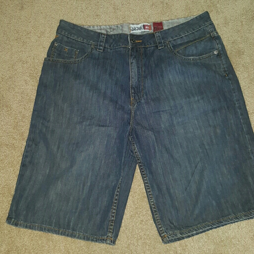 Mens denim shorts