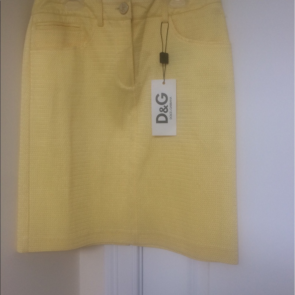 Summer SALE - Yellow D&G skirt