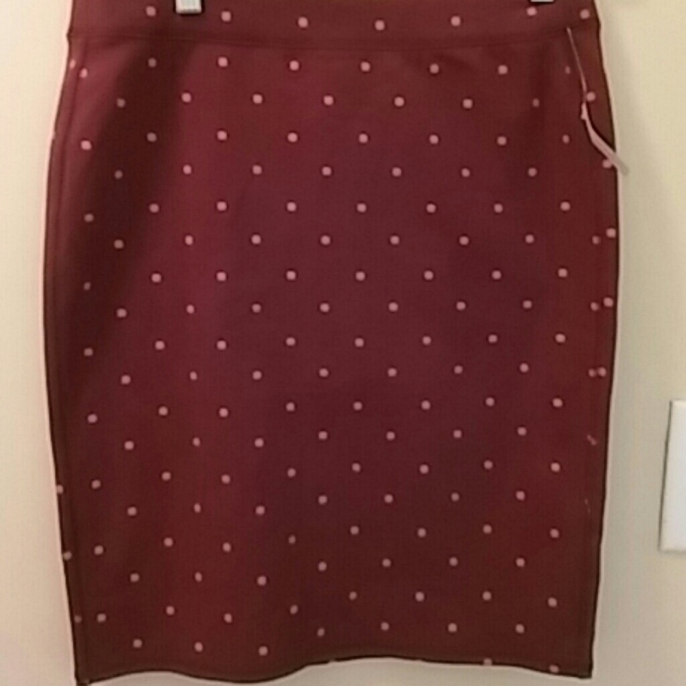 Polka Dot pencil skirt