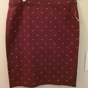 Polka Dot pencil skirt
