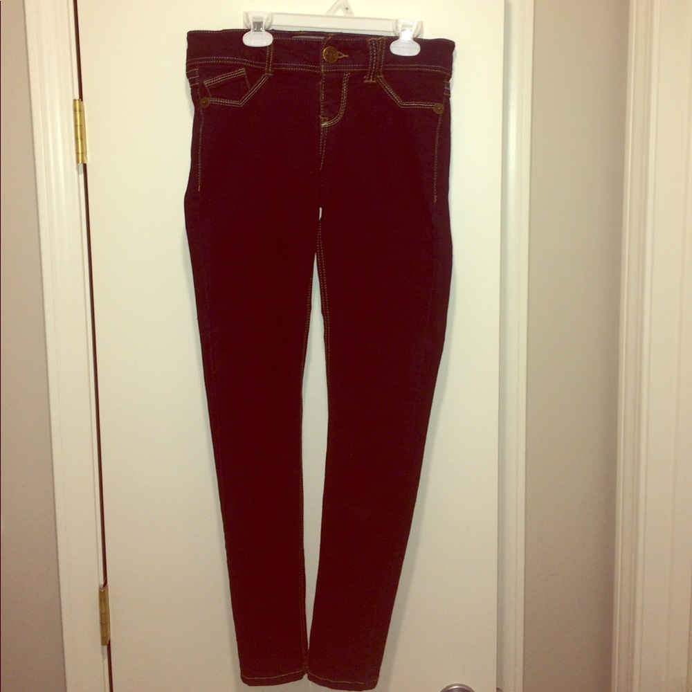Jolt Dark Denim Skinny Jeggings