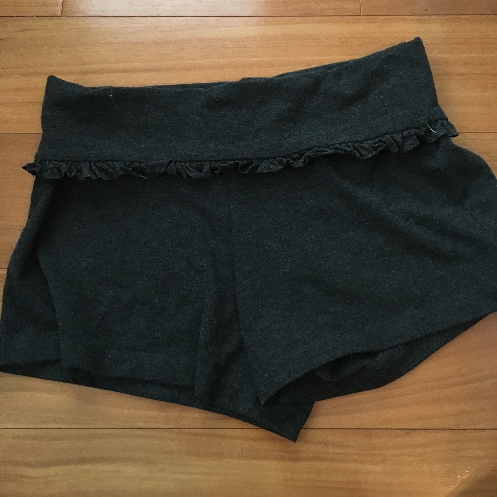 Cute gray so low shorts.