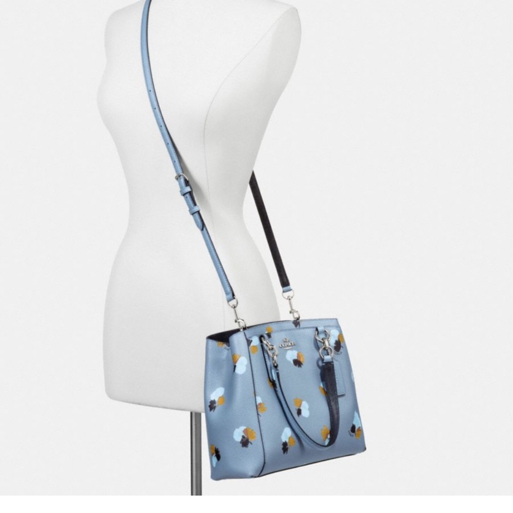 SOLD Host Pick Coach floral print Satchel - Picture 3 of 5