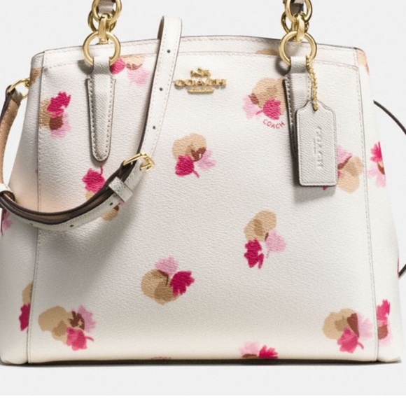 SOLD Host Pick Coach floral print Satchel - Picture 2 of 5