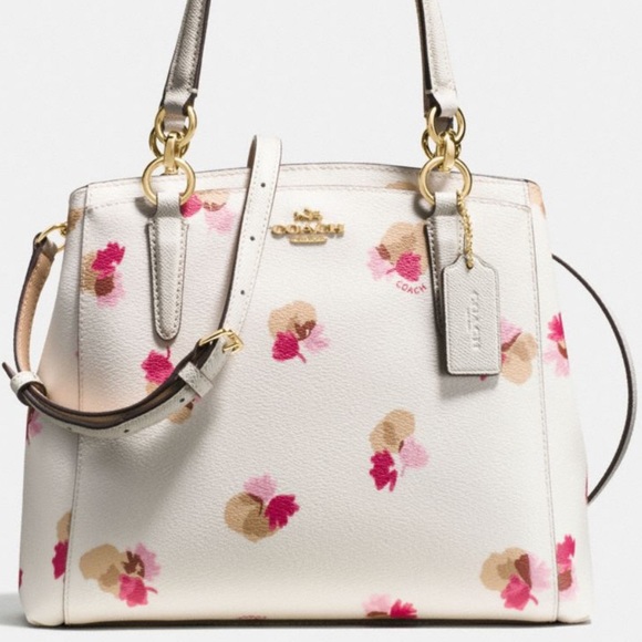 SOLD Host Pick Coach floral print Satchel - Picture 4 of 5