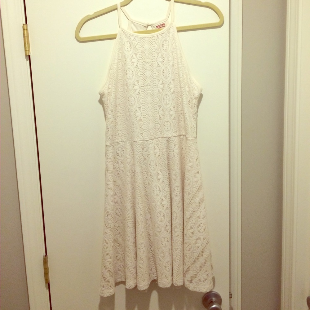 Eggshell Medium Lace Summer Dress