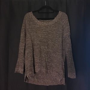 Banana Republic - Grey Scoop Neck Sweater