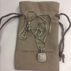 **SALE**David Yurman Pave Diamond Pendant Necklace