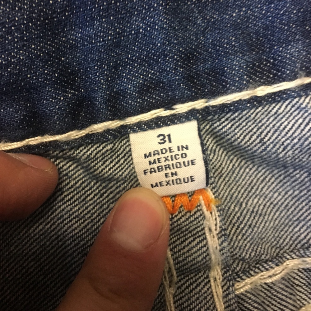 True Religion Ricky Super T Orange 31 - RARE - Picture 6 of 8