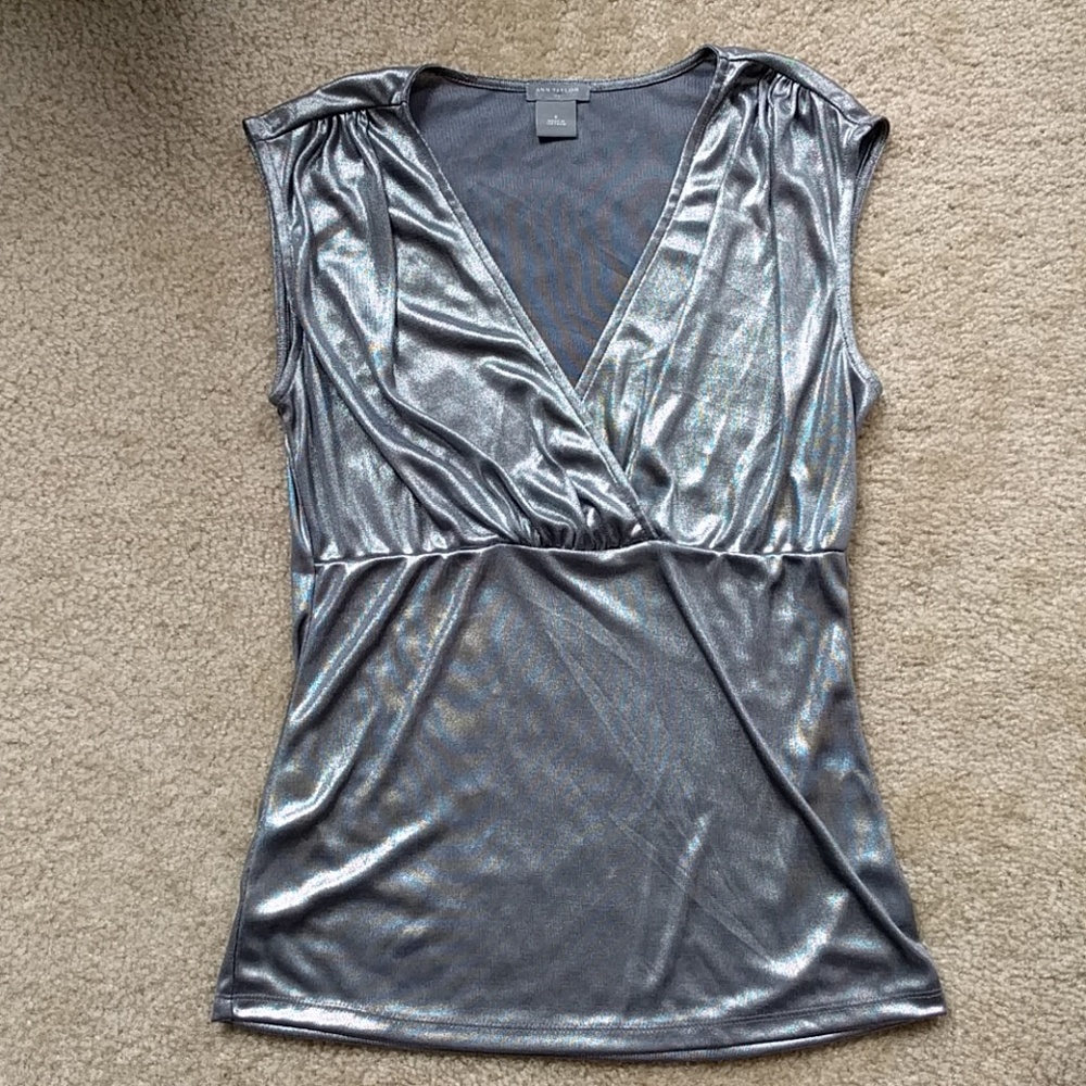 Ann Taylor Factory Metallic Top