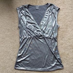 Ann Taylor Factory Metallic Top