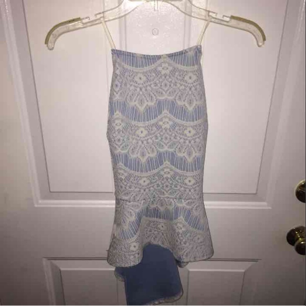 Tank peplum top