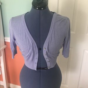 Cotton Waist-length Cardigan