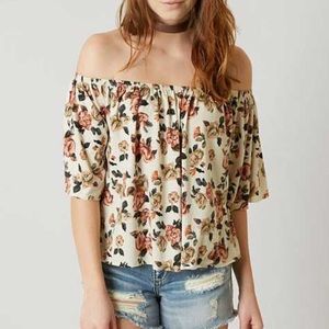 Gimmicks floral off the shoulder top