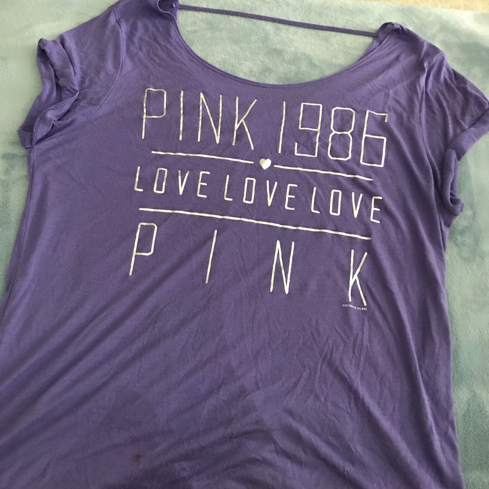 VS Pink Purple V-Back Shirt