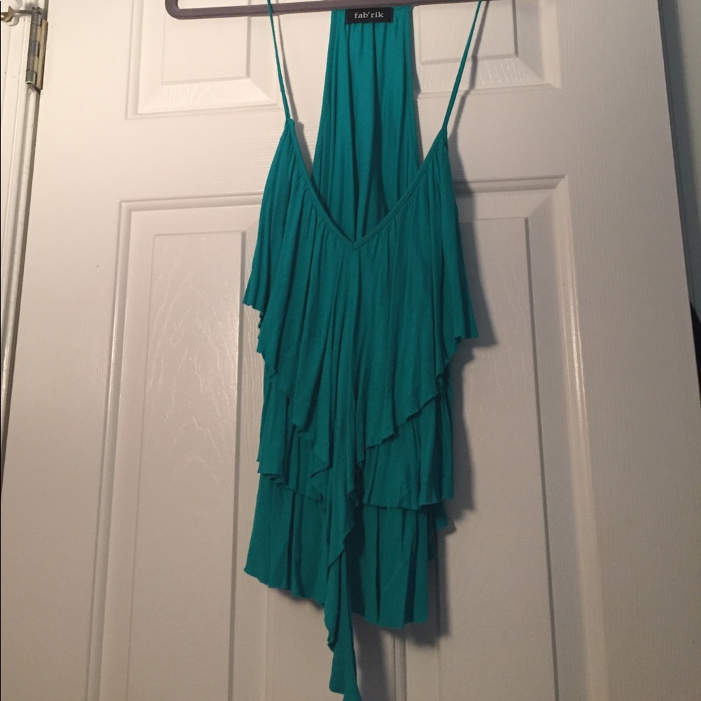 fun ruffle tank from fab'rik!