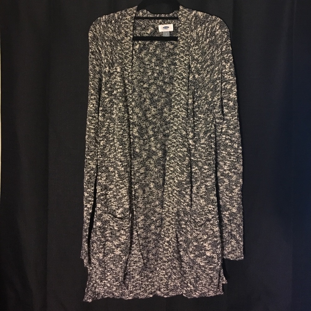 Black/White Patterned Cardigan