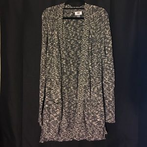 Black/White Patterned Cardigan