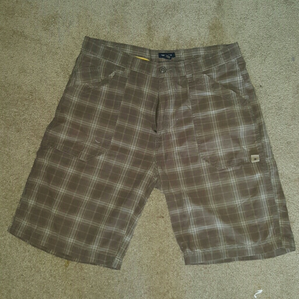 Mens Nautica plaid shorts