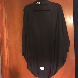 Dark Green Loose-Fit Cardigan