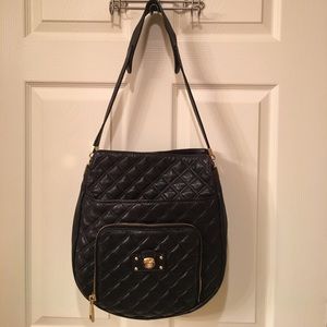Marc Jacobs Black Leather Quilted Shoulder Bag
