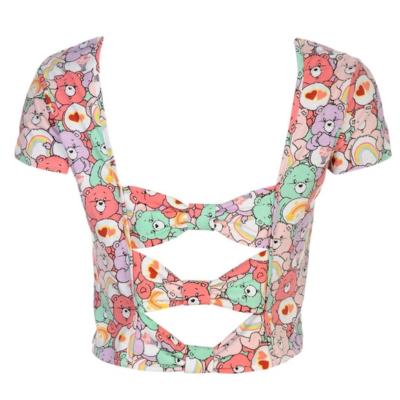 🚫SOLD🚫IronFistxCareBears Grin&BearIt BowBack Tee - Picture 4 of 8