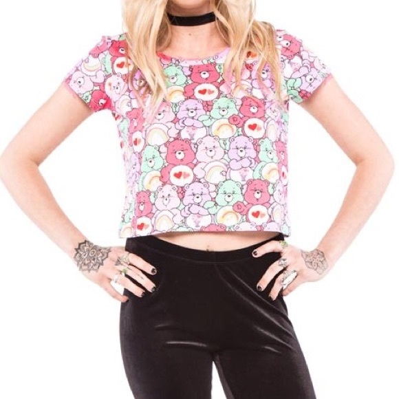 🚫SOLD🚫IronFistxCareBears Grin&BearIt BowBack Tee - Picture 6 of 8