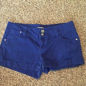 Blue Colored Shorts