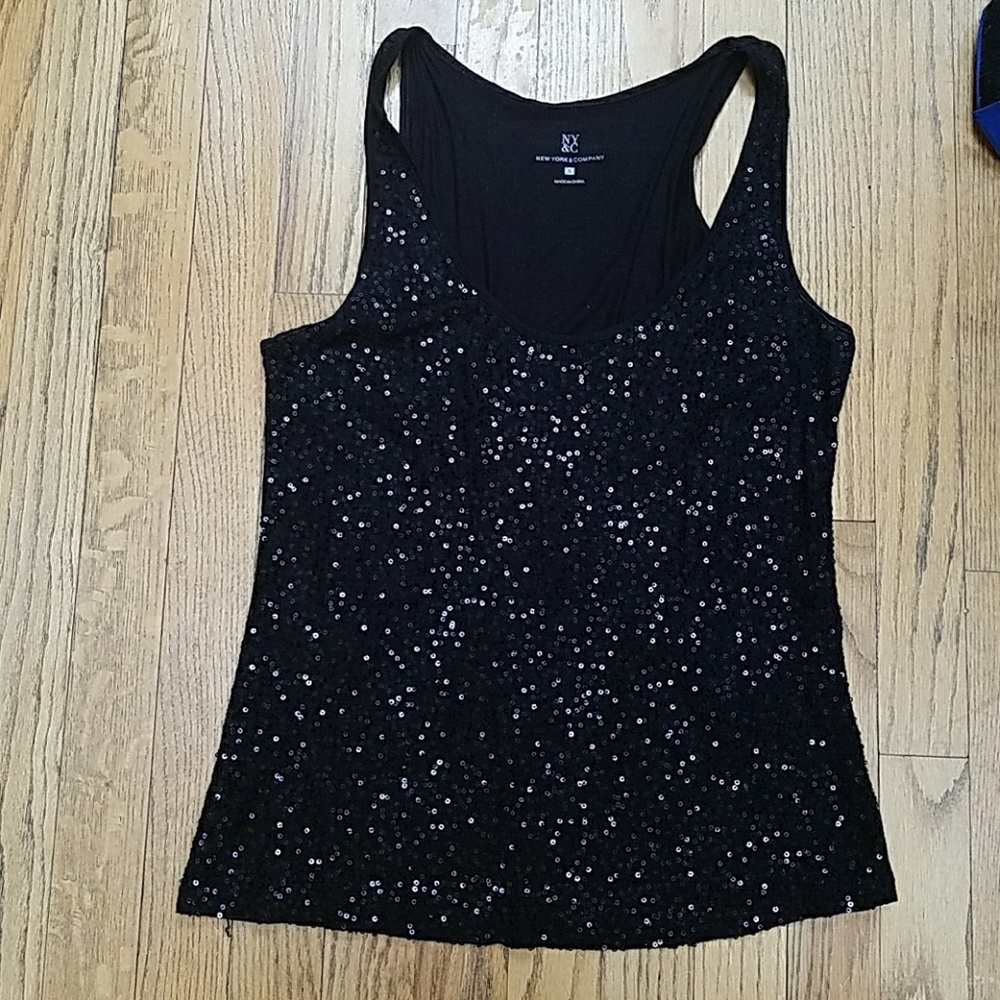 Sequined tank