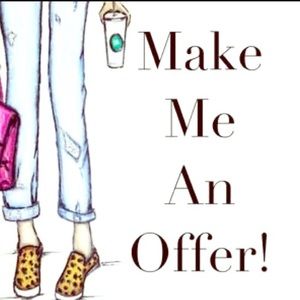 Make any reasonable offer on my items!!