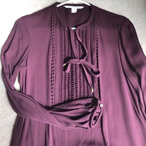 Diane von Furstenberg Plum Tunic Dress