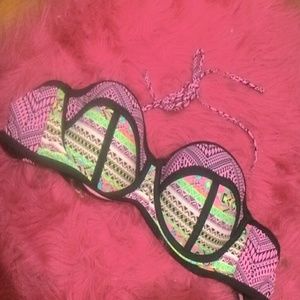 Push up swim suit top