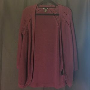 Maroon Colored Cardigan