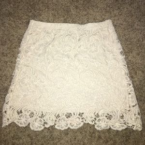 Lace Mini Skirt