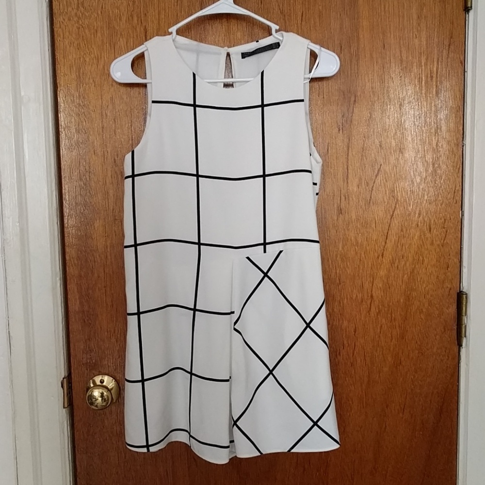 Zara Windowpane Romper