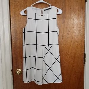 Zara Windowpane Romper