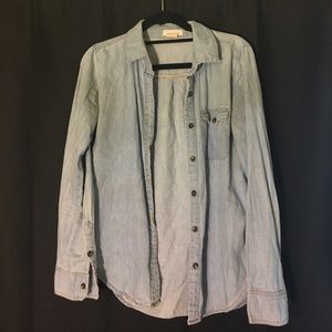 Denim Button-Down Shirt