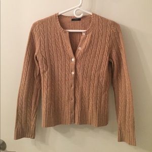 Jcrew cashmere cable knit sweater