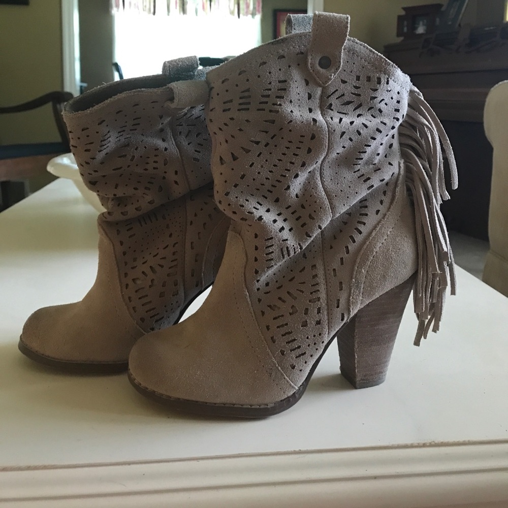 Naughty Monkey fringe boots