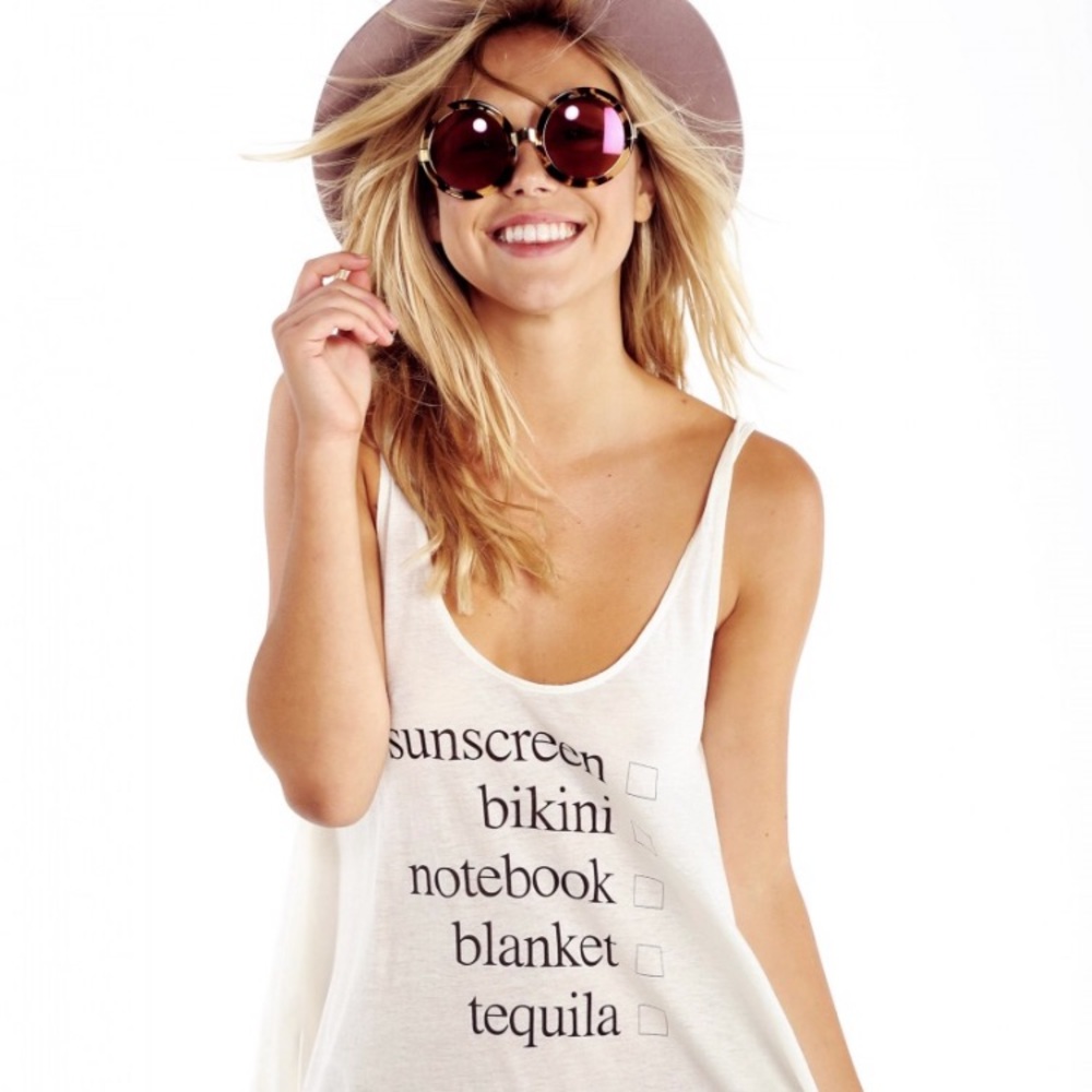 NWOT. Wildfox Weekend Trip Tank