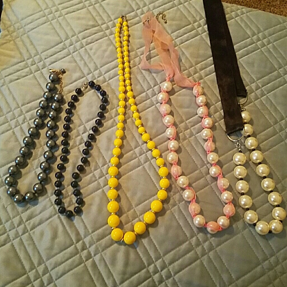 Lot of beaded necklaces