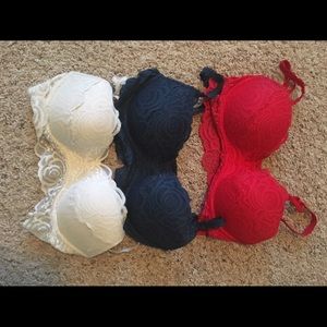 Victoria Secret Pink push-up be alerted THREE!