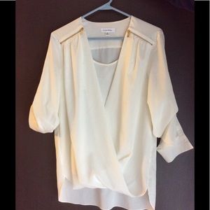 Calvin Klein cream tunic