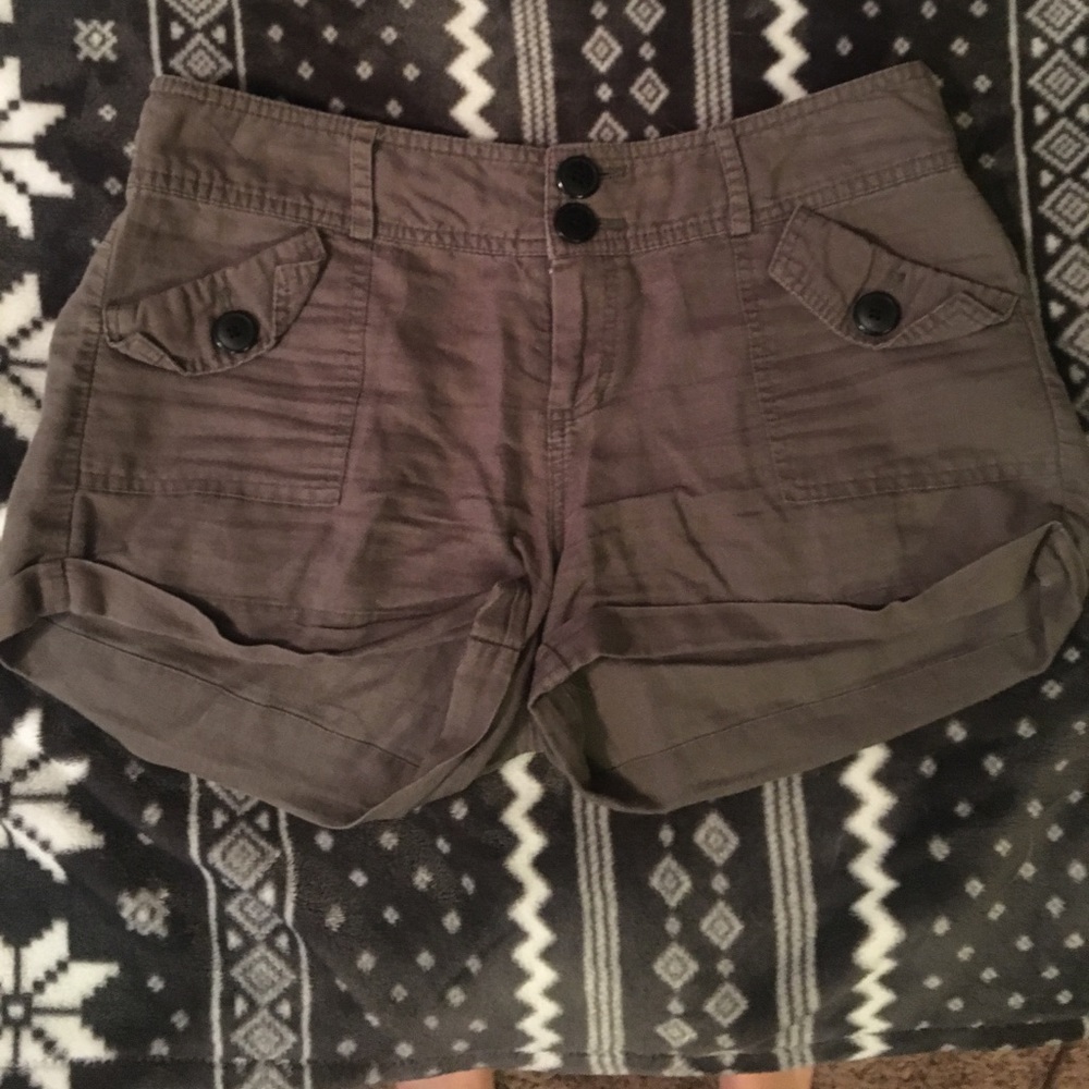 Cargo gray forever 21 shorts!