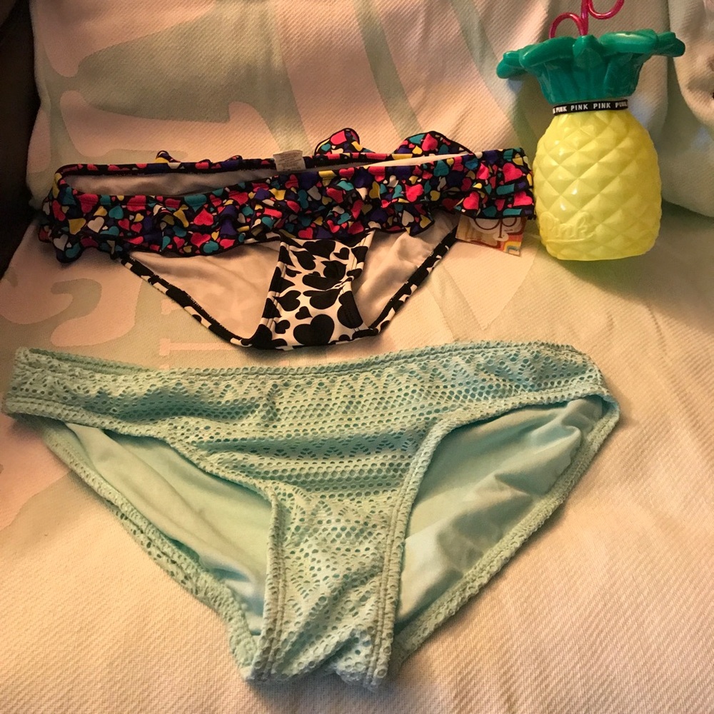 Two bikini bottoms