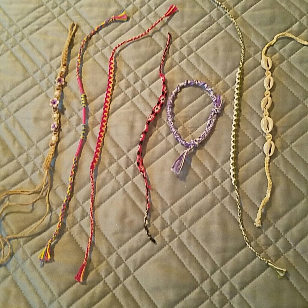 Tie bracelets