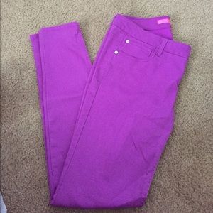 Cute Purple Skinny Jeans